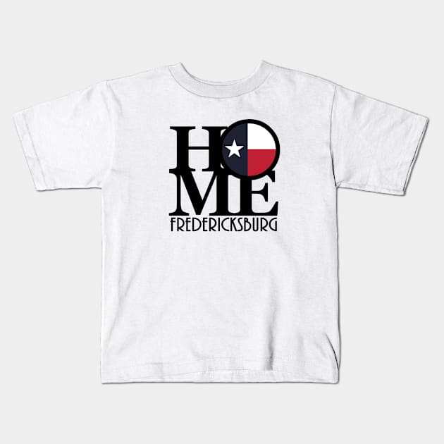 HOME Fredricksburg Kids T-Shirt by HometownTexas